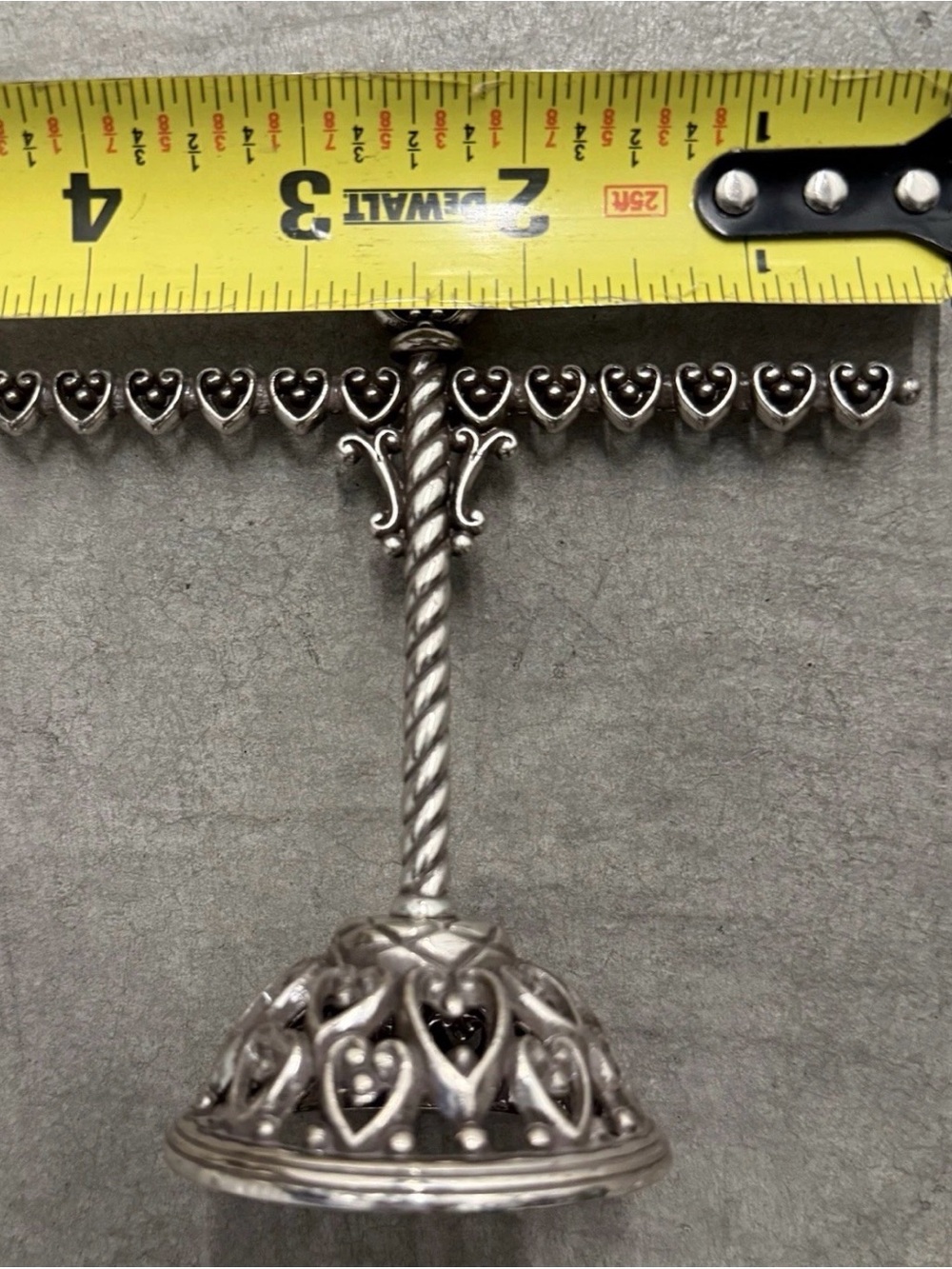 $20 FIRM Brighton Heart Cross Jewelry Earring Holder Display Stand - Picture 6 of 6